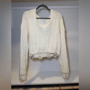 Cropped sweater